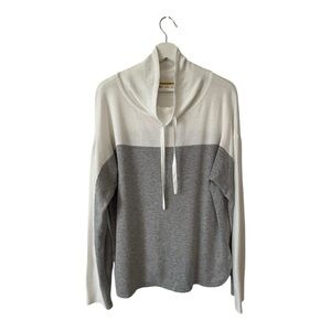 OVLA Cowl Neck 2 Tone Lightweight  Sweater - Size Large